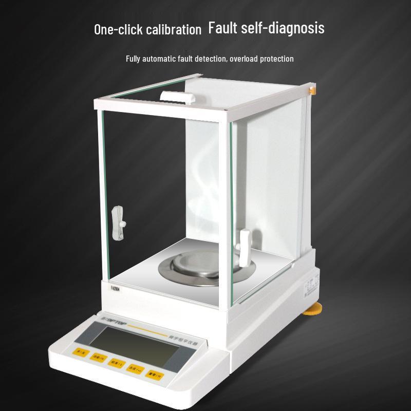 Shanghai FA1004 Precision Electronic Analytical Balance, 200g/0.1mg, 0.0001g Accuracy
