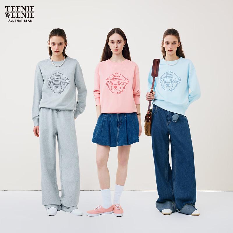 Teenie Weenie Cartoon Bear Crewneck Sweatshirt