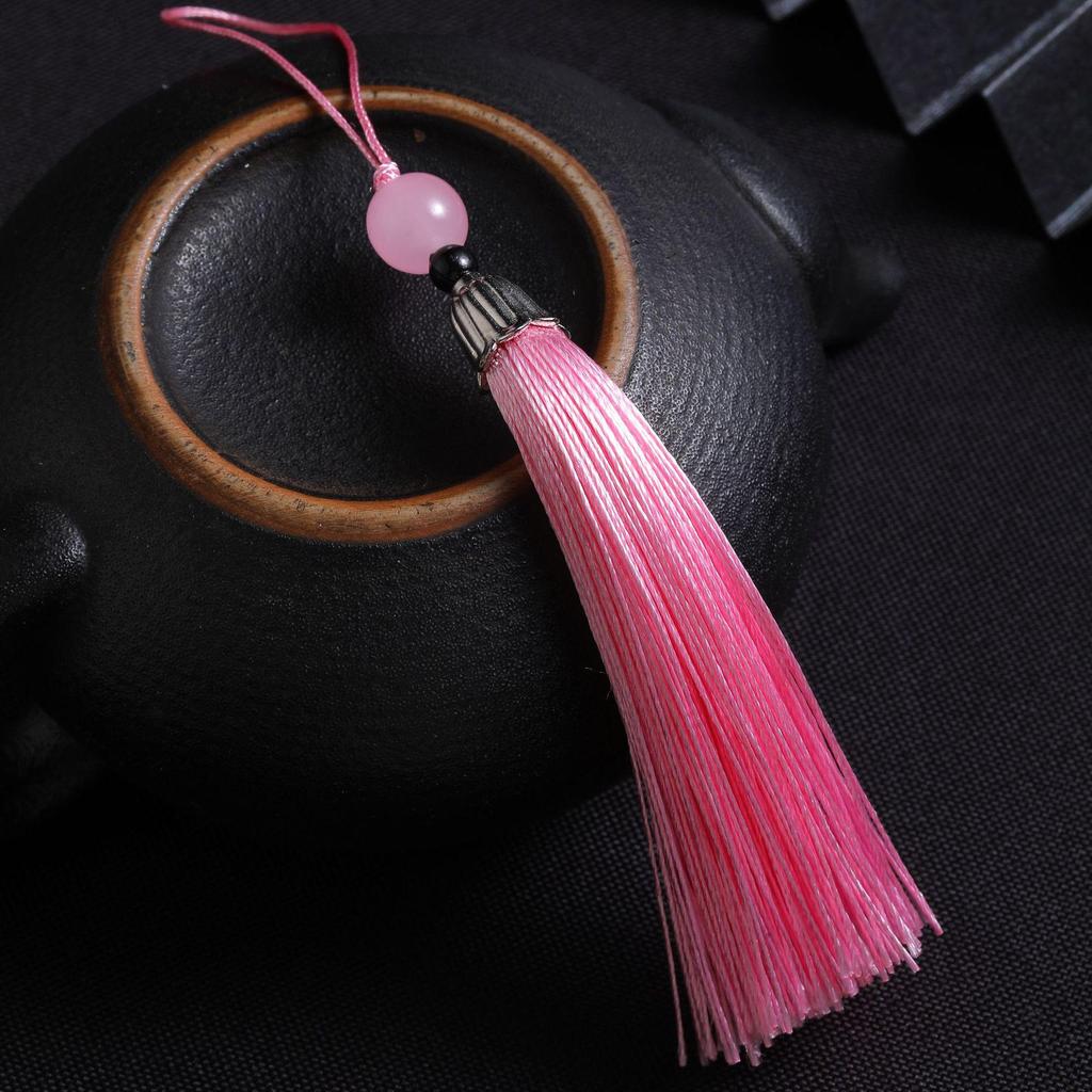 Exquisite Beaded Tassel Hanfu Bookmark & Sachet Pendant