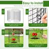 15PCS/Set Plants Protector from Animals 13.7inch Metal Mesh Plants Cages To Keep Animals Out Rustproof Garden Protection Covers