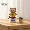 Durable Solar Dashboard Toy Funny Dancing Duck Toys, Creative Fun Swinging Shaking Head Owl Car Decorations Desktop Ornaments Interior Plastic
