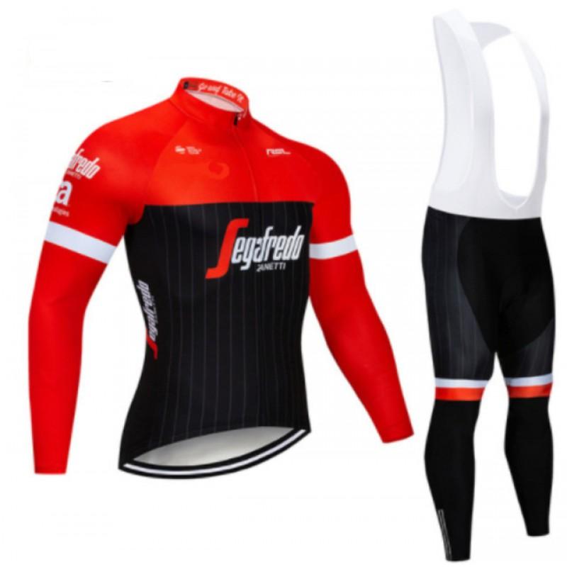 Winter Thermal Cycling Jersey Mountain Biking Breathable Fleece-Lined Wind-Resistant Performance Apparel
