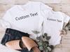 Mom And Baby Shirts, Custom Text Mom And Baby Matching T-Shirt, Custom Baby One Piece Shirt, Baby Bodysuit, Mother Toddler Matching Shirt