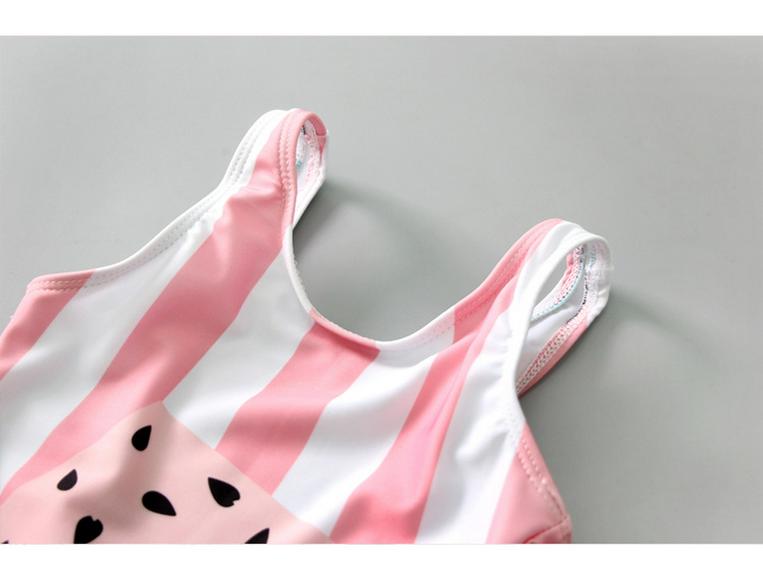 Infant Girls' Long-Sleeve Sun Protection Swimsuit (Ages 0-8)