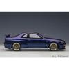 AUTOart 1/18 Scale Nissan Skyline GT-R (R34) V-Spec II BBS LM Wheel Version, Midnight Purple III, Finished Product