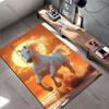 Majestic horse freedom sunset carpet Yoga living room room decor children's crawling mat doormat area rug games mat