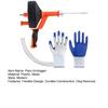 Pipe Unclogger 25 Feet Flexible Steel Spring Drain Clog Remover with Drill Adapter Gloves for Kitchen Bathroom Shower Tub Floor