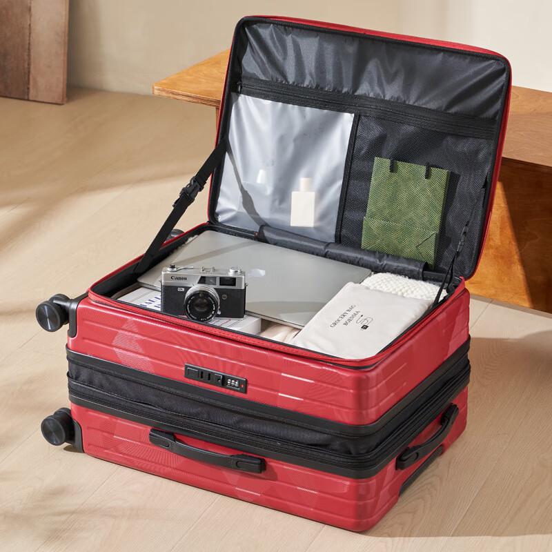 TianYin Expandable Front & Side Opening Travel Luggage 24 inch