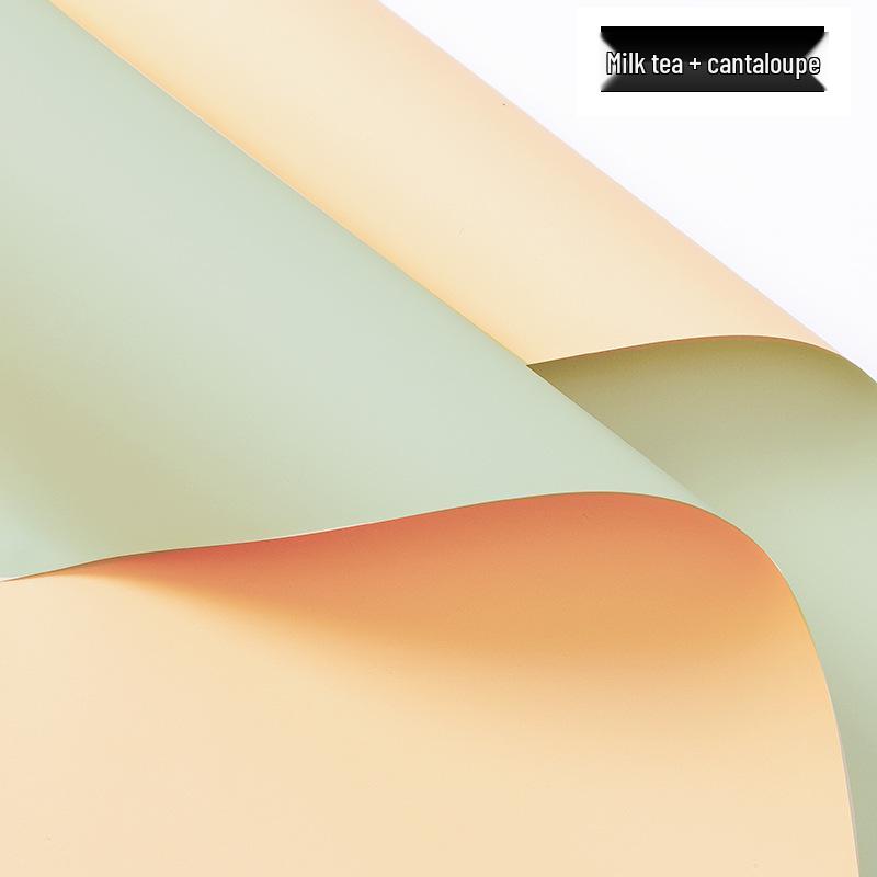 Tweekleurig Bloemenboeket Inpakpapier voor Verse Bloemen - Oya Papier