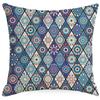 Ethnic Bohemian Pillowcase Living Room Sofa Bedroom Backrest Single-sided Linen Geometric Graphic Retro Pillow