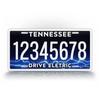Personalisierter Tennessee Electric Custom Text Schild Metall Wanddekor Wasserdicht