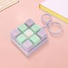 DIY Button Keycap 9 Keyboard Key Toy Anti Stress Finger Creative Bag Pendant  For Adults