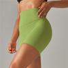 Auroth Sexy Elastic Yoga Shorts Women Biker Sports Shorts High Waist Fitness Workout Shorts