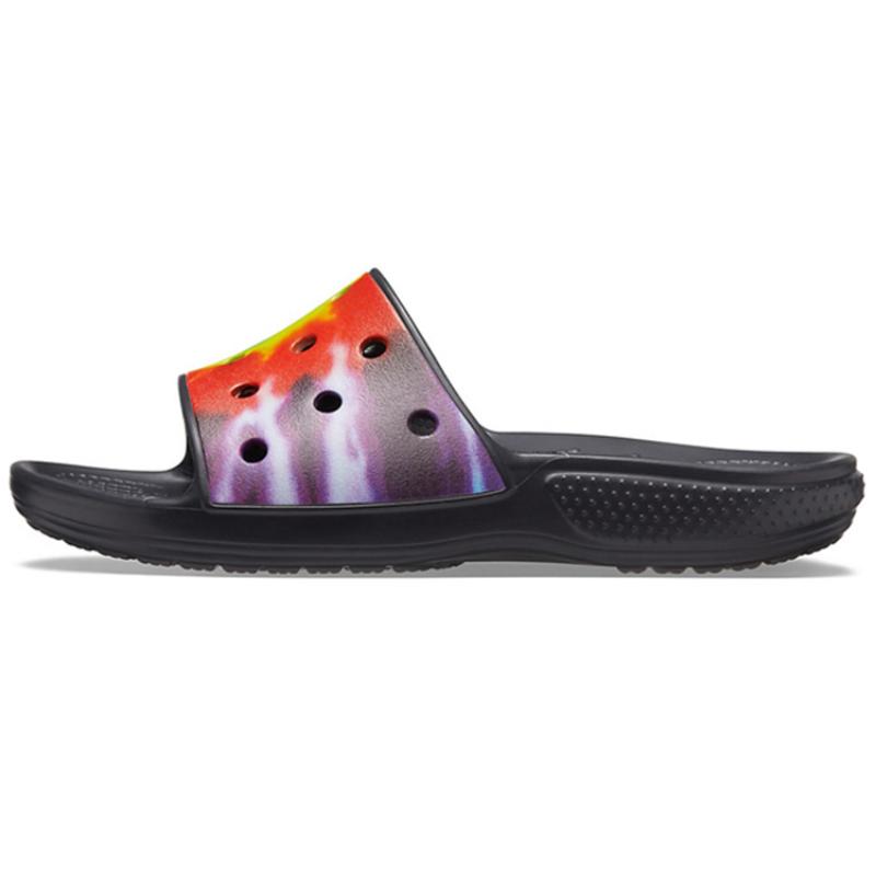 

Crocs Classic clog open-toe slippers EVA antibacterial quick-drying slippers for men and women in black 42-43