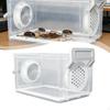 Breeding Box Clear Terrarium Habitat Stackable Lightweight Reusable Cage Container Roach Feeding