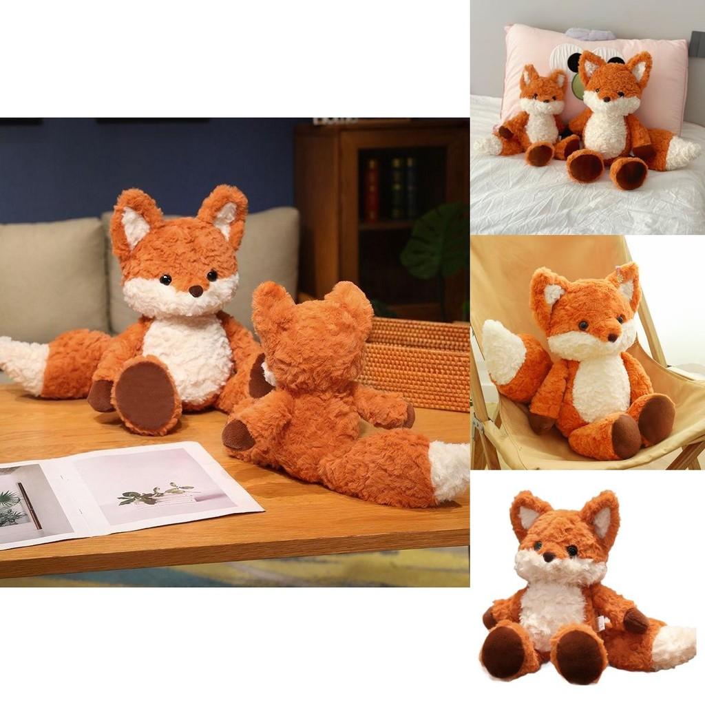 Running Fox Plush Doll For Girls Soft Toy Gift Sleep Pillow Kids Room Decor