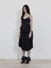 Deoenel Layered Jersey Skirt - [Black]