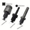 3 Pcs/set Metal Heavy Duty 1/2-20UNF 13mm Keyless Drill Chuck Hex Shank/SDS/Socket Square Female Adaptor Hardware Tool Professional