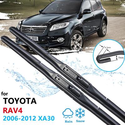 Araba sileceği bıçağı Toyota Rav4 XA30 RAV 4 30 2006 ~ 2012 ön cam cam silecekleri araba aksesuarları 2007 2008 2009