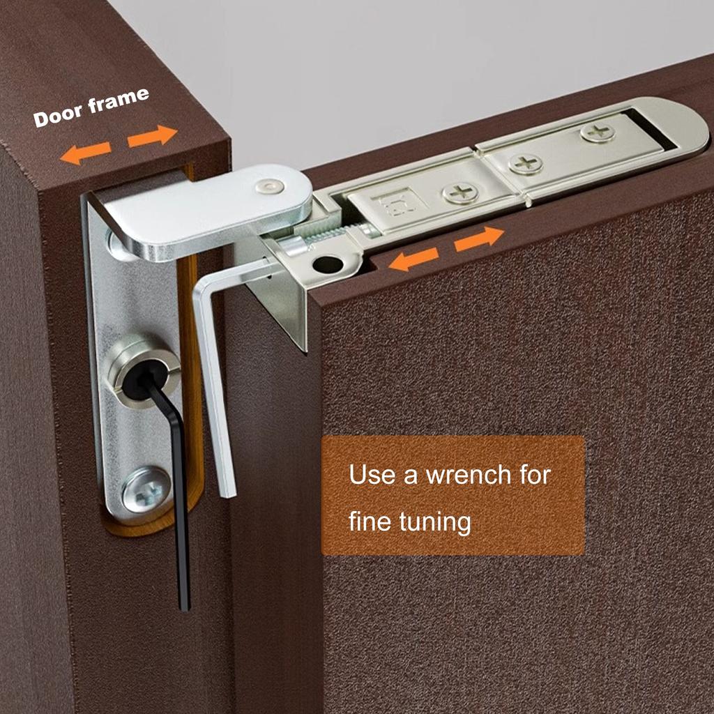 Portable Sturdy Door Hinges Set with Superior Load Bearing Capacity for Wood and Cabinet Door Daily Casual Use