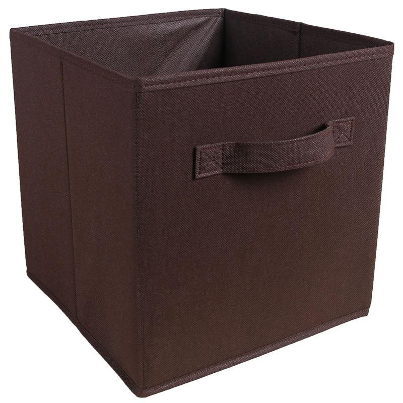 Universal Lidless Foldable Storage Box for Clothes & Toys - Non-Woven Fabric Organizer