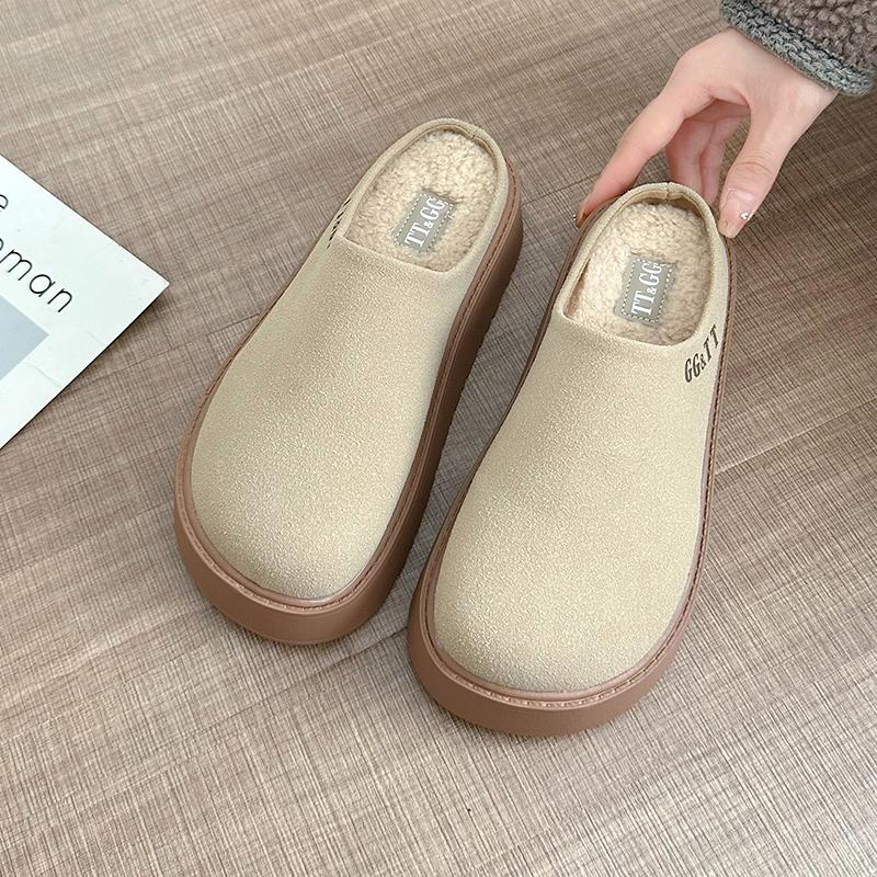 Fashion Nice Winter Women Slippers Ladies Slip on Platform Waterproof Slipper Female Outdoor Nice Shoes Woman Candy Color Shoe