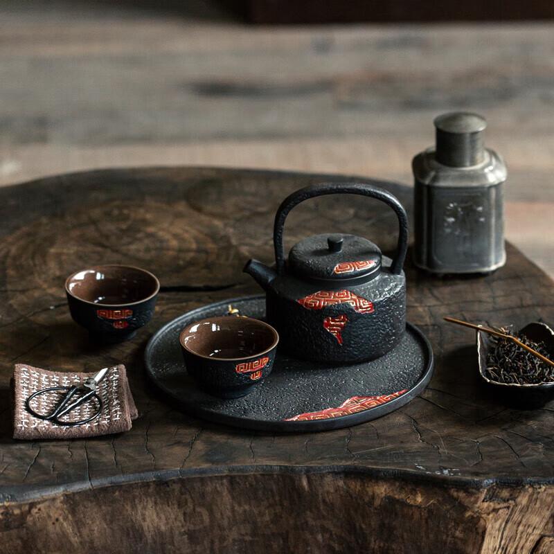 Su-Style Classical Ceramic Kung Fu Tea Set