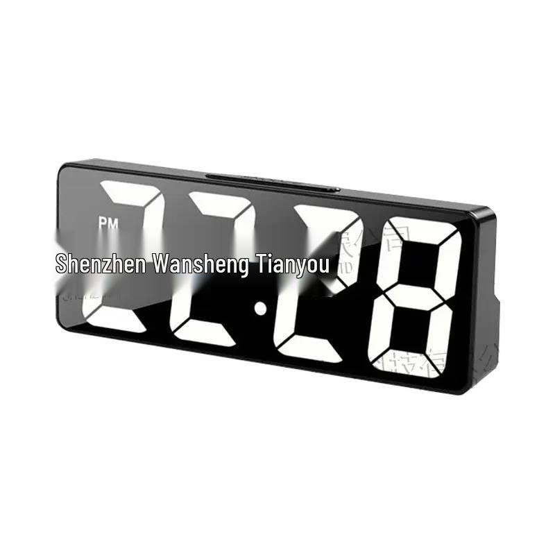 Luminous Silent Digital Table Clock with Alarm, Calendar & Temperature Display