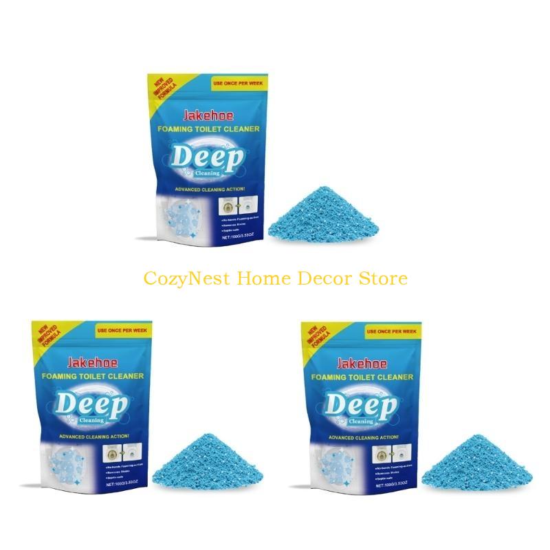 92MF 100g Toilet Cleaner Powerful Stain Removers Deodorizer For Bathroom Deep Stain Removal Odor Elimination