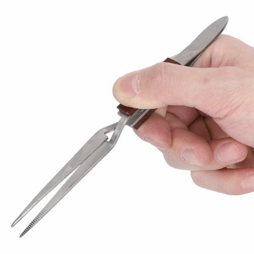 Fiber Grip Soldering Tweezers, Cross Lock Fiber Grip Tweezers, Jewelry Locking Tweezers, Welding Tweezers, Heat Resistant Jewelry Soldering Self-Locki