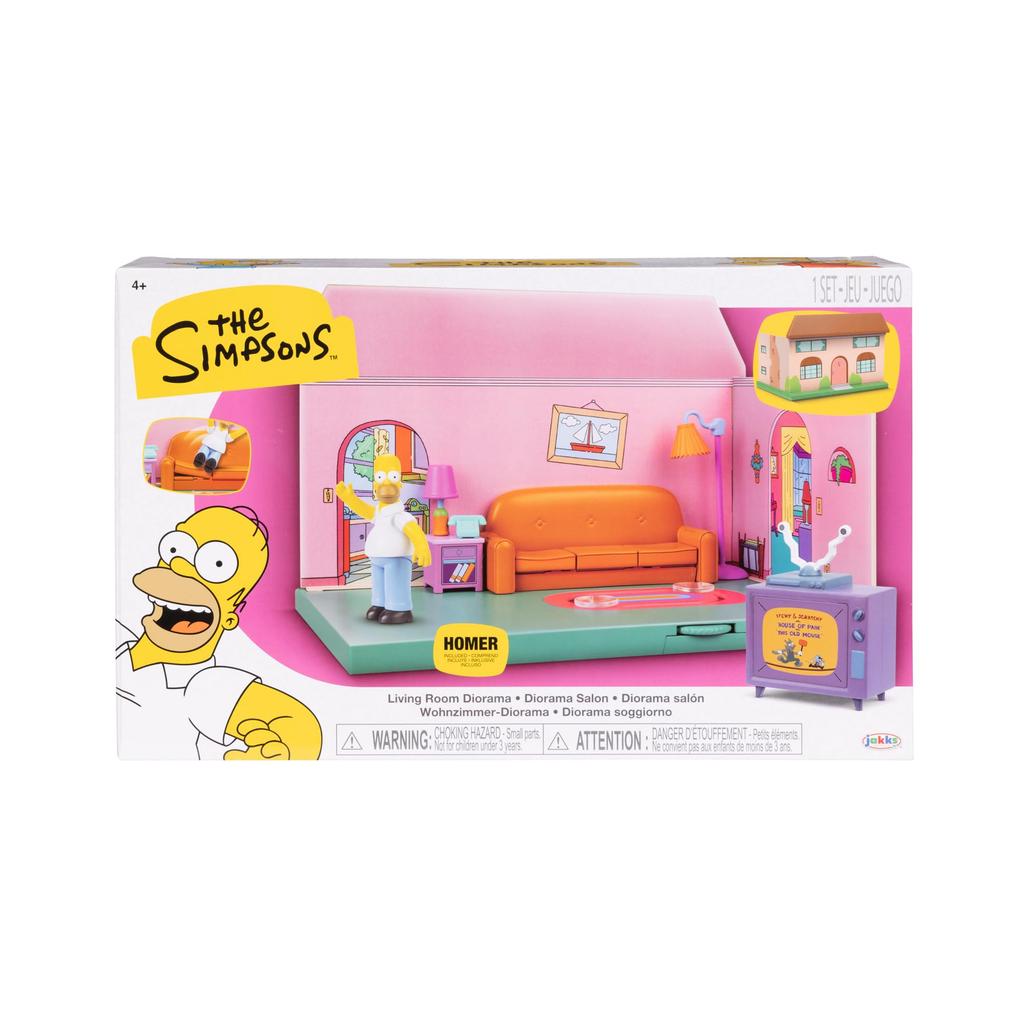 The Simpsons Living Room Diorama House Playset