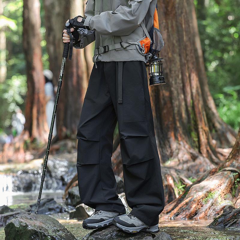 "Wind & Waterproof Outdoor Soft Shell Pants for Men & Women - Autumn/Winter, Fleece-Lined, Perfect for Hiking & Leisure Activities"