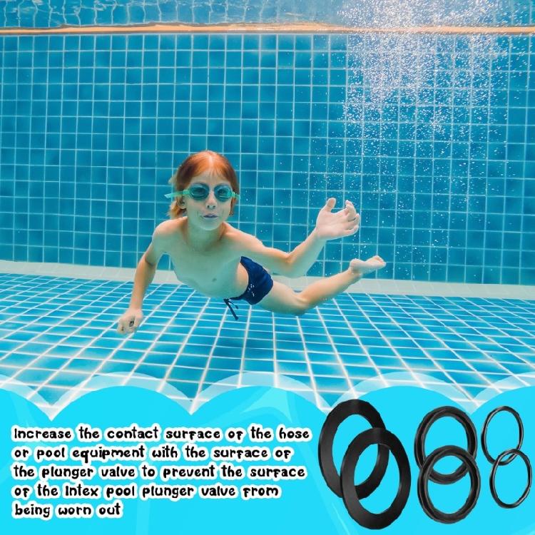 Rubber Rings Rubber Pool Plunger Replacement Gasket for Intex 28633 28635 28621