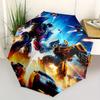 1pc Transformers: Cyberverse Battle Umbrella with Plastic Handle,Suitable for All Seasons Home Travel Outdoor UmbrellaM972