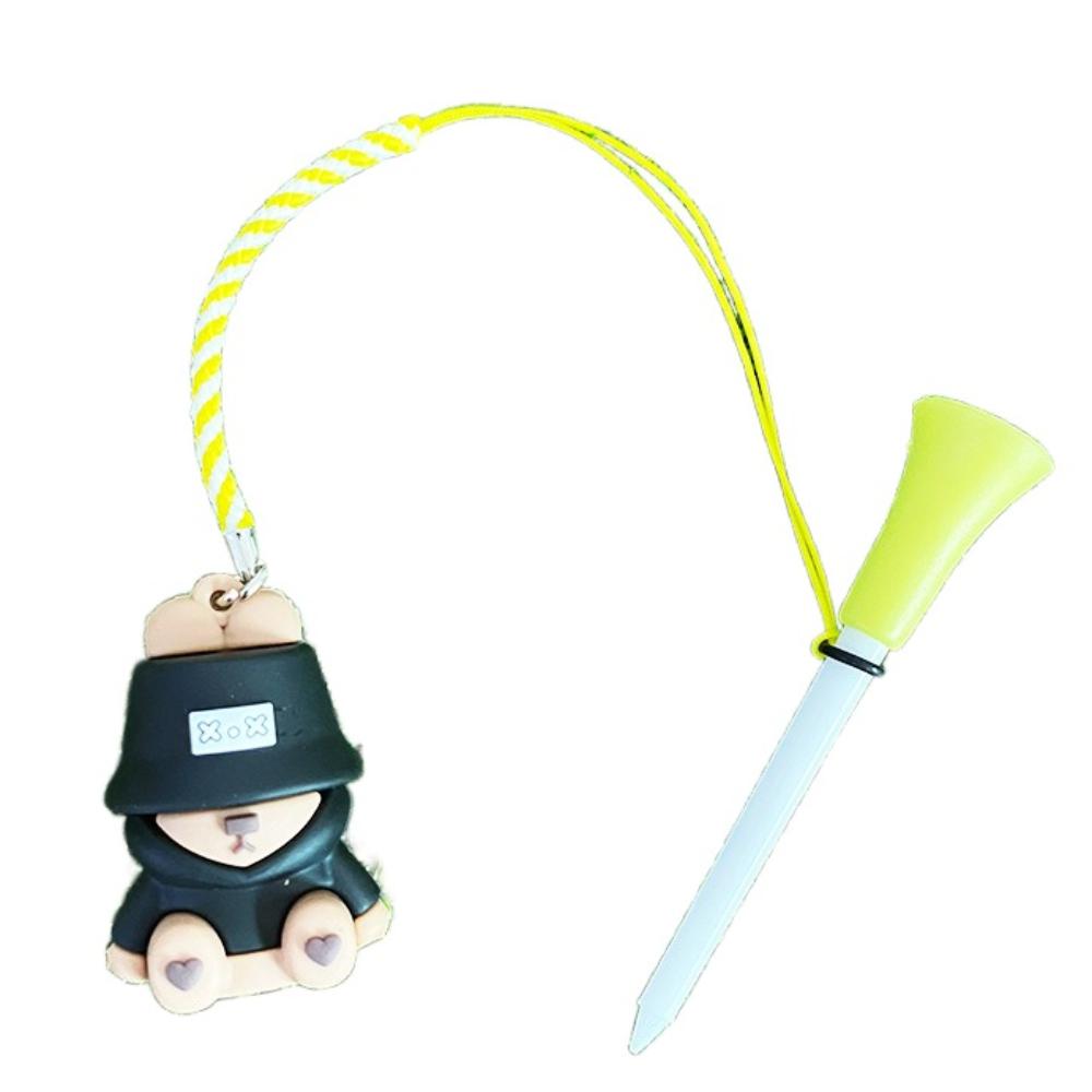 Plastic Fisherman's Bear Golf Tee Recyclable Golf Novelty Shape Tees  Golf Accessories