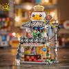 Ungiftige Stadt Mini Chinesische Straßenansicht Feinschmeckerladen Mikro-Bausteine Set Meeresfrüchte-Restaurant DIY Bausteine Spielzeug für Kinder