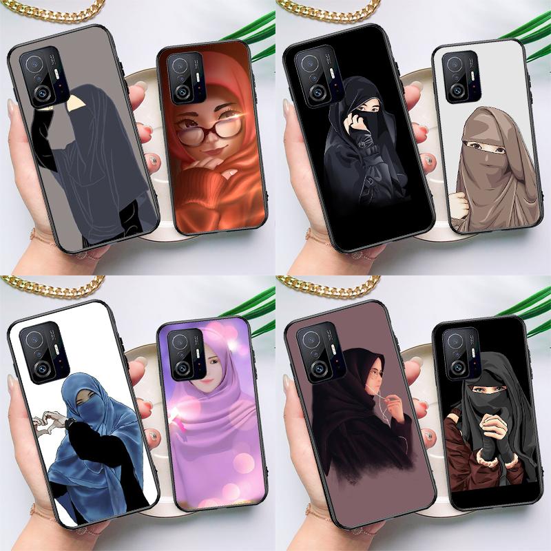 

Мусульманский исламский чехол под хиджаб для Xiaomi 12 11 Lite 13 11T 12T Pro 12S Ultra POCO X3 X4 Pro M4 M5 F4 GT F3, чехол