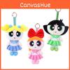 The Powerpuff Girls Plush Toy Anime Peripheral Cartoon Character Keychain Doll