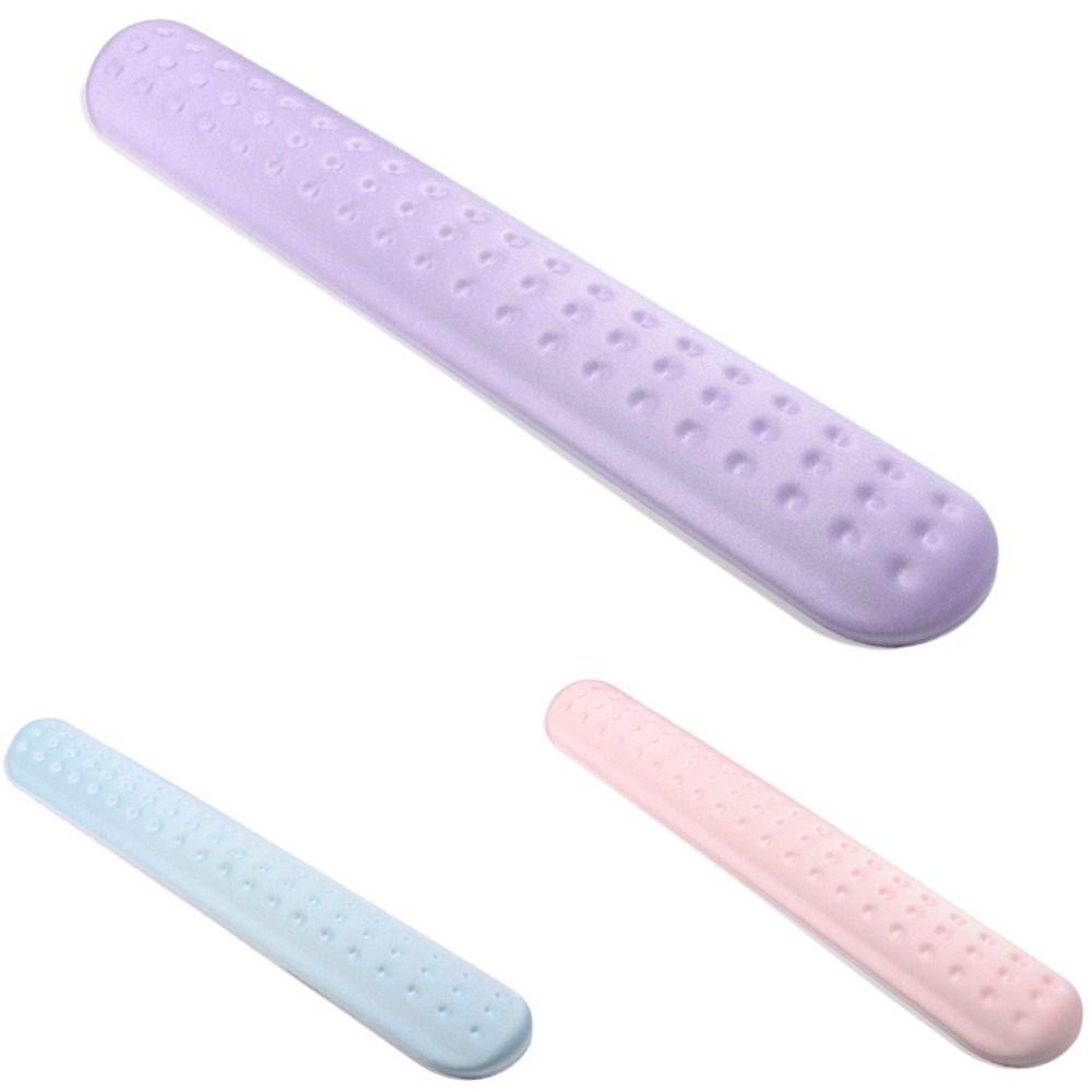 New Non-Slip Keyboard Mouse Pad Soft PU Wrist Support Ergonomic Home Office Wrist Rest Mice Mat