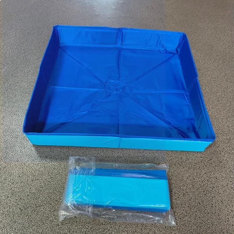 Portable Foldable Waterproof Foot Bath Multifunctional Cat Litter Box Foot Washing Basin Small Animal Bath Sand Tray