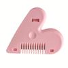 Heart-Shaped Double-Sided Hair Trimmer and Bangs Comb