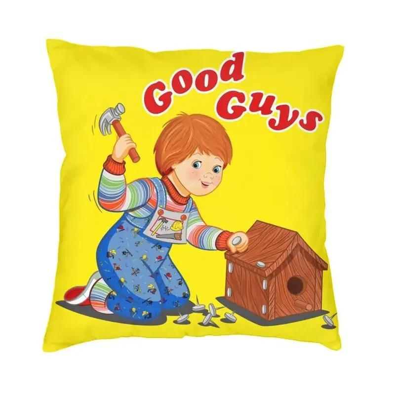 Bravi Ragazzi Copricuscino Gioco da Ragazzi Bambola Chucky Morbido Lussuoso Cuscino da Lancio Decorazione per la Casa