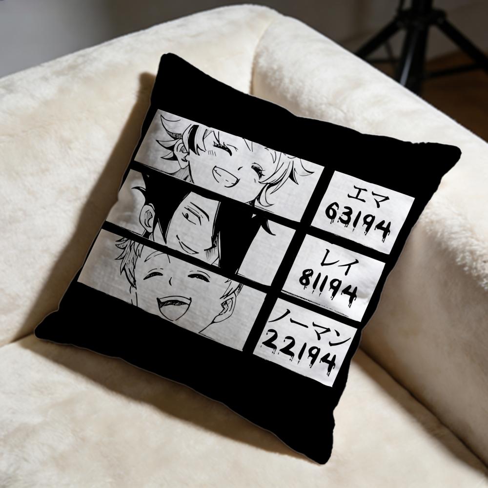 Stylish TTHE PROMISED NEVERLANDED Cushion Cover Soft Decorative Pillow Case Suitable for Bedroom Sofa Car Travel Use