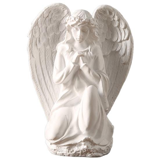 Estatua de Ángel de la Guarda Resina Figura de Ángel Pequeño Recuerdo Curación Simpatía Regalo para Estante Hogar Sala de Estar Escritorio Oficina Decoración
