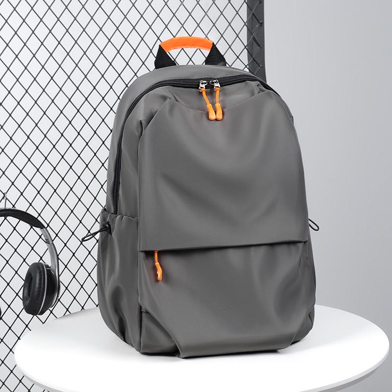 large-capacity travel and leisure bag, men s and women s computer bags, junior high school and college student school bags серый