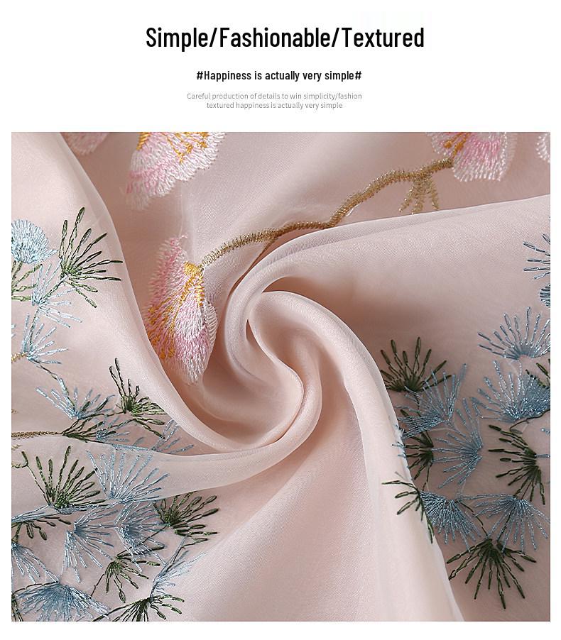 Mom's New Chinese Style Chiffon Shirt - Seven-Sleeve Top for Spring & Autumn