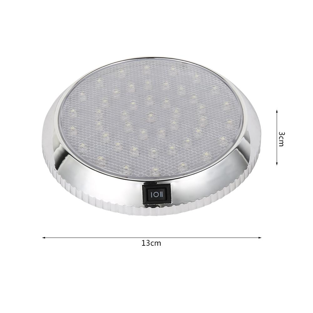 Auto Interior Dome Light 46led Car Roof Ceiling Lamp Bulb Car Rear Interior Reading Light for Truck Caravan Boat Rv Auto