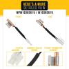 High Accuracy Thermistor Replacement W10383615 Refrigerator Thermistor with Clip Temperature Sensor Easy to Install