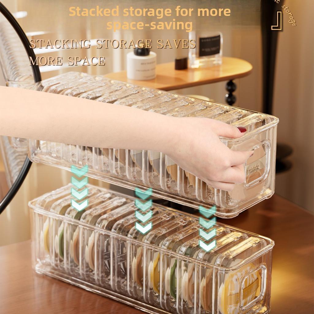 Portable Desktop Organiser for Cosmetics with Air Cushion Protection