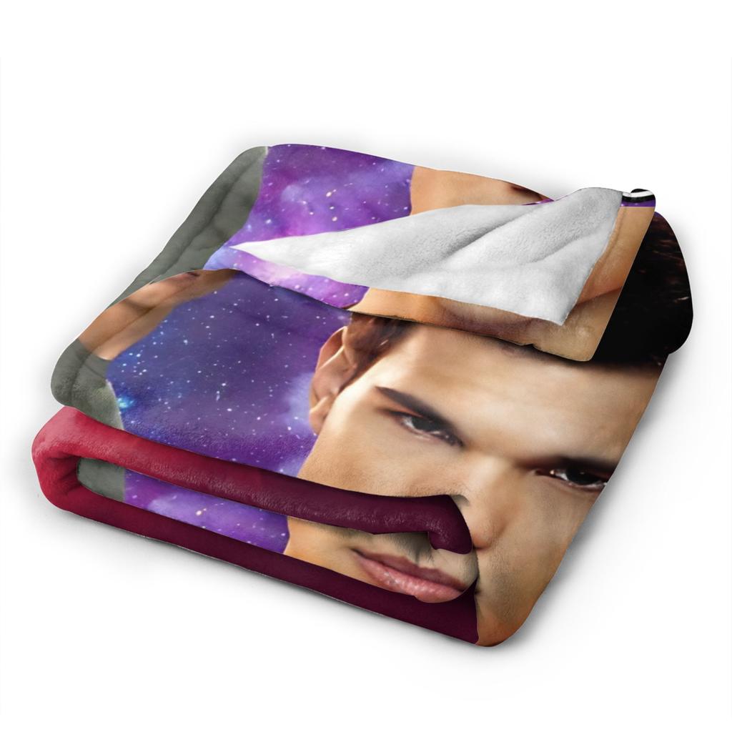 Soft Comfy Throw Blanket Picnic Twilight Jacob Black Blankets Flannel Bedspread For Sofa Home Aesthetic Sofa Bed Cover